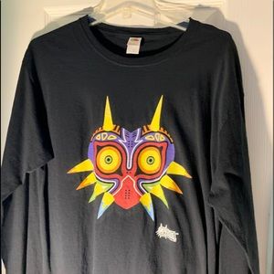 Legend of Zelda majoras  mask long sleeve